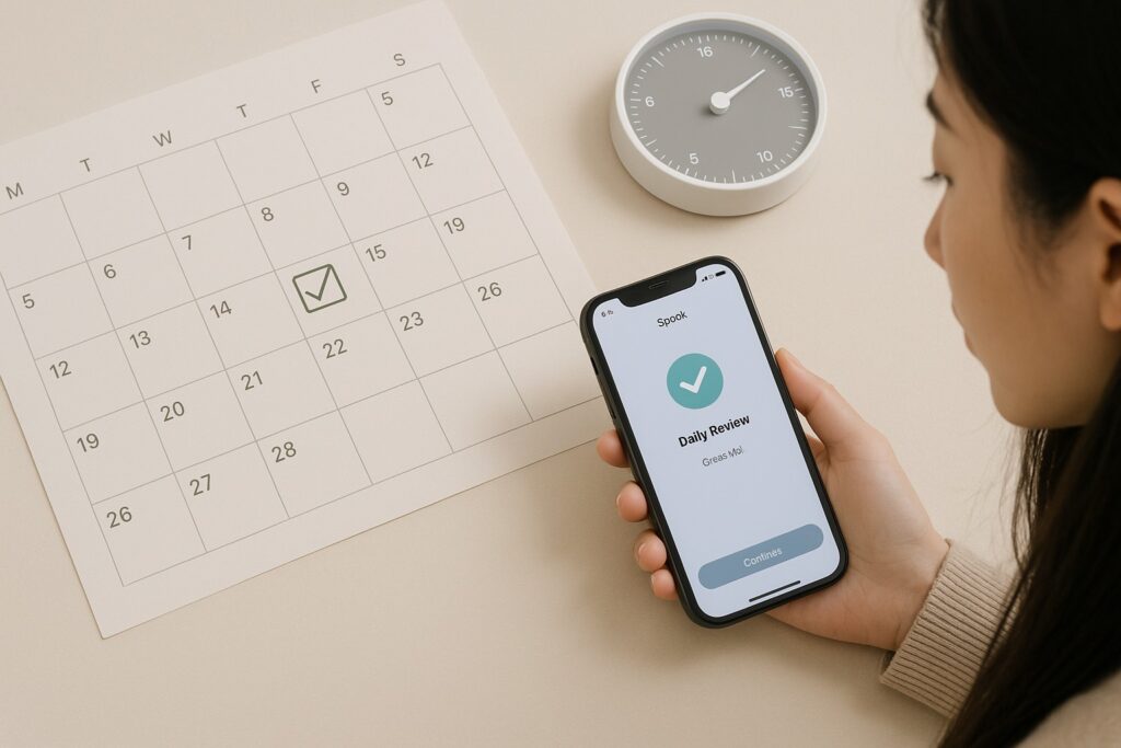 speakで毎日15分レッスンしている