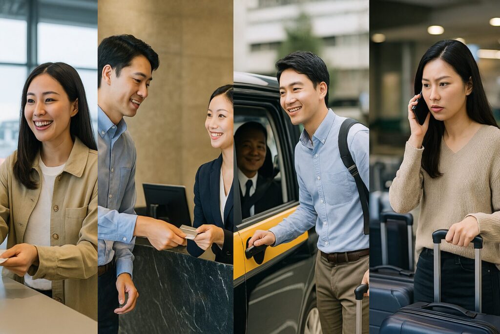 AI英会話スピークで学ぶ、出張・旅行のフレーズ集